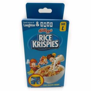 Kellogg’s Rice Krispies Cereal Swag Boxer Briefs Mens Size Large Underwear New